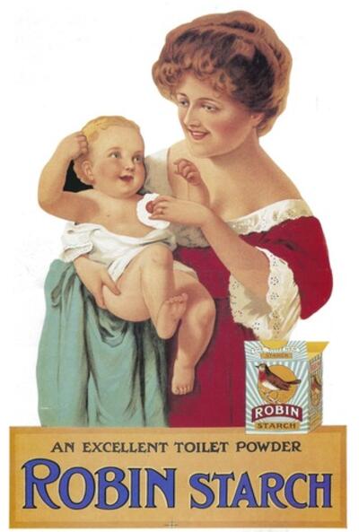 Poster An excellent toilet powder - Robin Starch