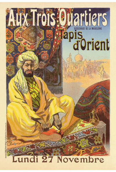 Poster Aux Trois Quartiers - Tapis d'Orient