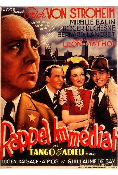 Poster 1939 Rappel immediat