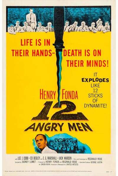 Poster 12 Angry Men (1957) - Cover Original