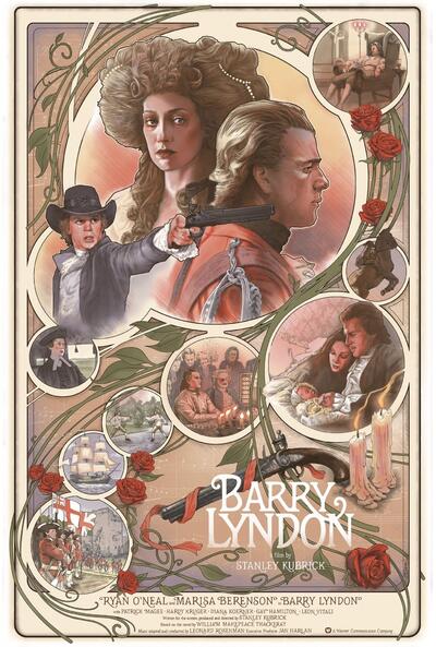 Poster Barry Lyndon (1975) - Cover Design 