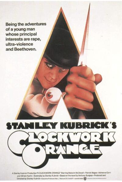 Poster A Clockwork Orange Cover Original 1971