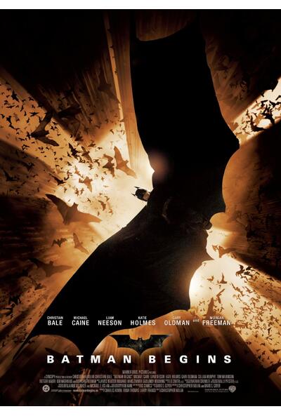 Poster Batman Begins Cover Original 2005