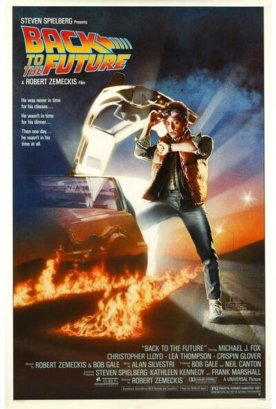 Poster Back to the Future Cover Original 1985